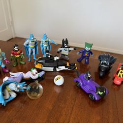 Batman action figure toys Vintage 1989 DC Comics Lego Amaginext Applause