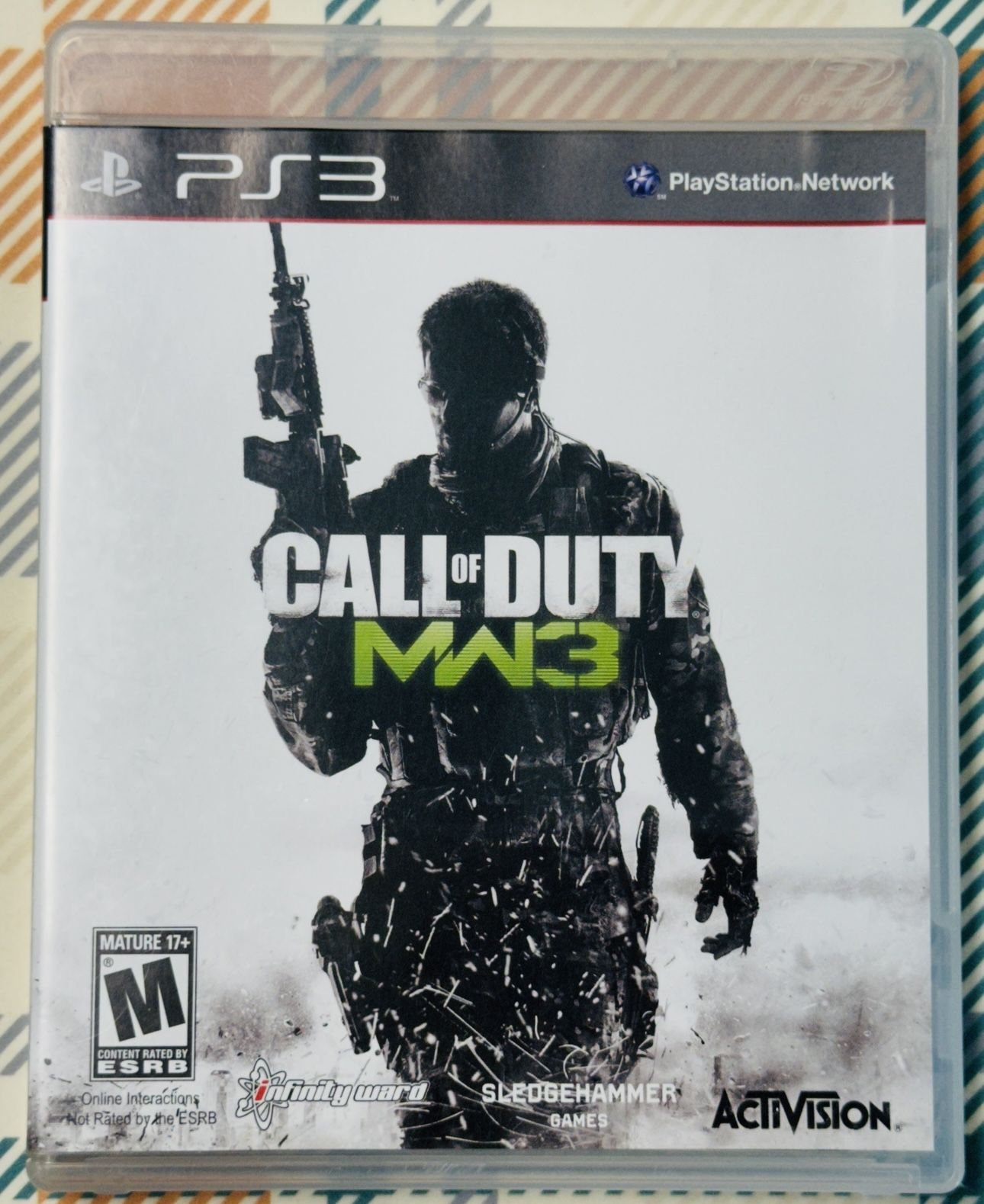 PS3 Call of Duty Modern Warfare 3 (PlayStation 3) Tested With Manual Adult Owned