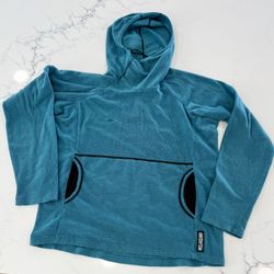 Melanzana Men’s Micro Grid V1 Hoodie – Teal – Size Medium