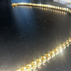10mm 22” Gold Cuban Link Chain