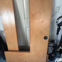Floating Desk And Two Shelves  