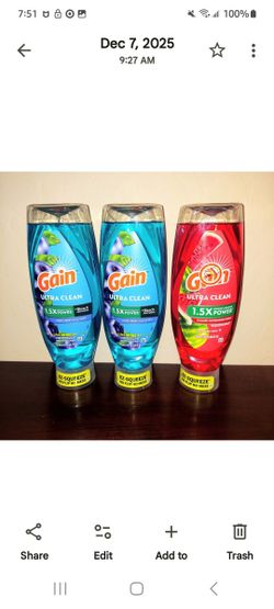 Gain Dish Soap 24.3oz - $3 EACH- X Streets Ray and Higley