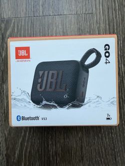 JBL Go 4 Bluetooth Speaker – Black – Brand New