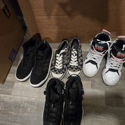 Nike, Adidas and Jordan sneakers.