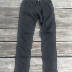 Black ladies stretch pants, size L