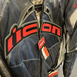Icon Contra Motorcycle Jacket - sz Large