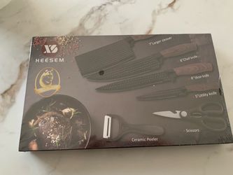 6 piece kitchen knife set