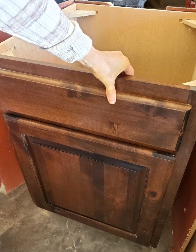 New Bathroom Sink Cabinet