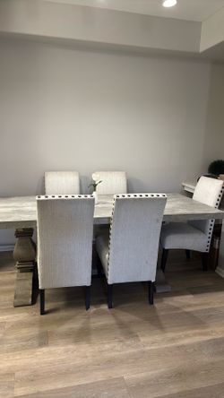 6 seat dining table