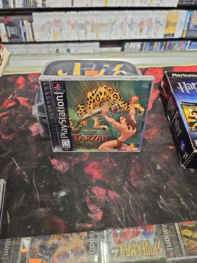 Sony PlayStation 1 Tarzan (PS1) Black Label CIB COMPLETE & TESTED
