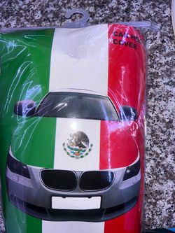 Mexico Flag Car Hood Cover