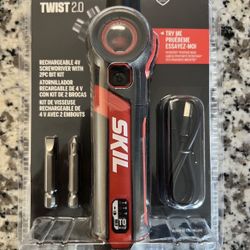 SKIL TWIST 2.0 Rechargeable 4V Screwdriver With Battery And Charger Brand New Never been used