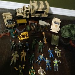 large lot army toys