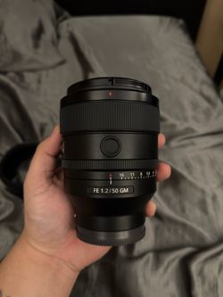 Sony G master 50mm f1.2 lens