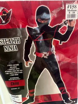 Boys ninja costume size 8-10