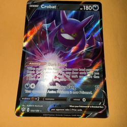 Crobat V 104/189 Ultra Rare Darkness Ablaze Pokemon card 