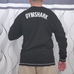 Gymshark Recess Long Sleeve T-Shirt - Black - Large