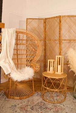 Rattan Peacock Chair
