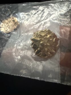 14k Nugget earrings