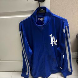 Men’s Large LA Dodgers Blue Track Jacket