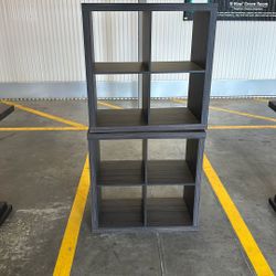 2  Decorative Open Back 4-Cube Storage Organizer, And 2 Entrance Console 