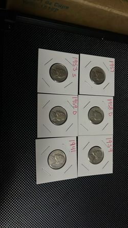 Old collectable nickels