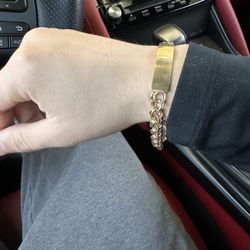 14K Solid Gold ID Bracelet – 33 Grams – Heavy & Classic