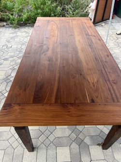 Solid Wood Dining Table and Chairs