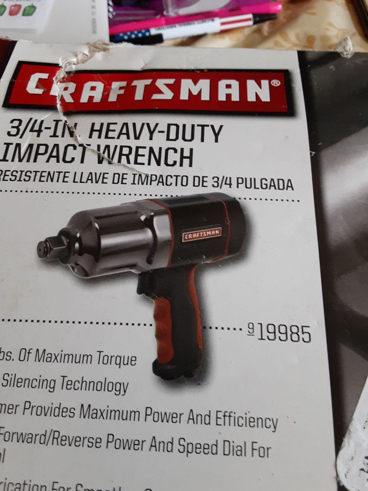 Craftsman 3/4 in. Heavy Duty impact wrench