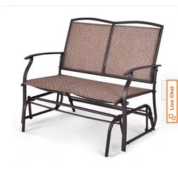 Outdoor Glide Bench