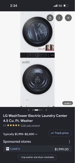 LG WashTower Electric Laundry Center