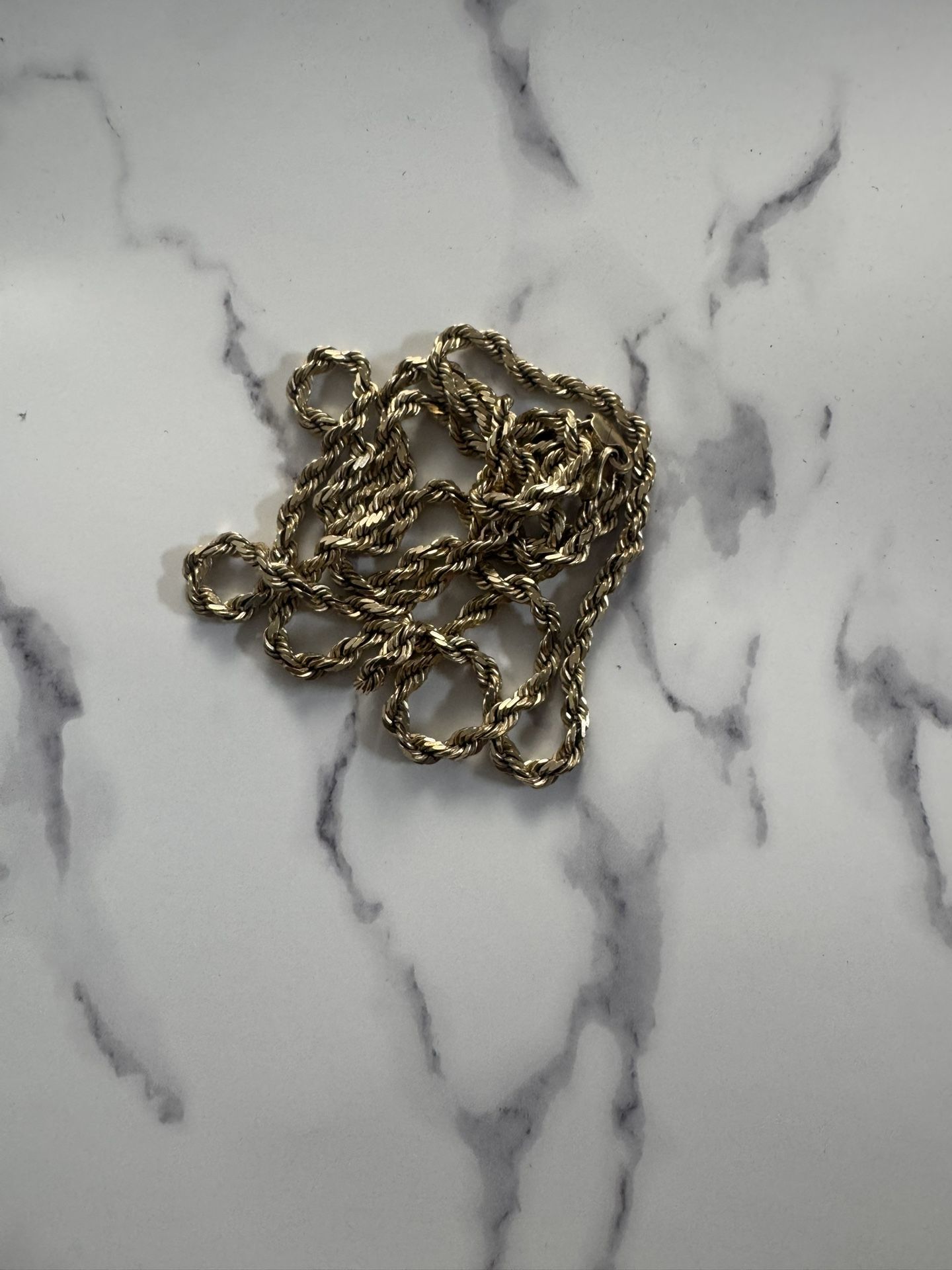 Gold Chain 14k 37g 30 Inch Small Defect