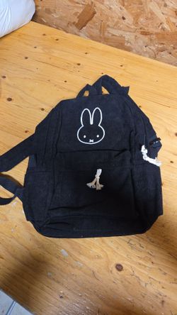 Miffy Corduroy Backpack Black