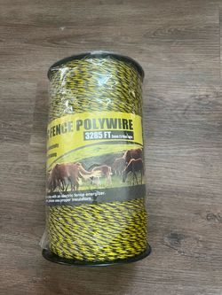 Electric fence poly wire 3285 feet