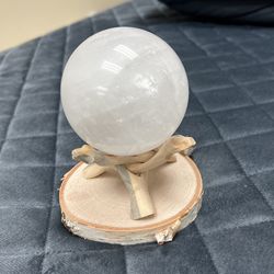Large Natural Quartz Crystal Ball