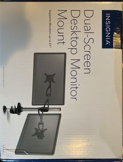 Dual-Screen Desktop Monitor Mount.