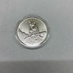 2012 Canadian Cougar Coin, 1 oz Silver, $5 Five Dollar