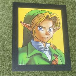 Legend of Zelda Art Wall Frame