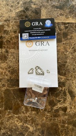 Mossanite Stud Earrings
