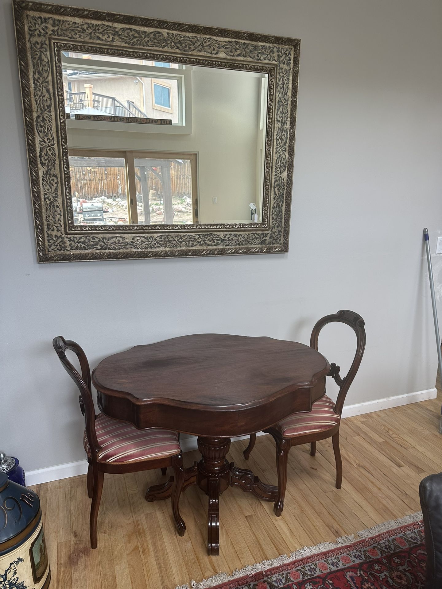 Antique Mahogany Table And Chairs