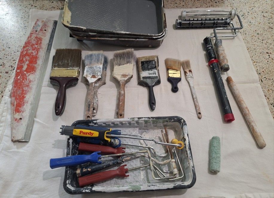 Assorted Painting Tools