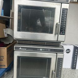 Pair Of Amana RC17S2 Commercial Microwaves