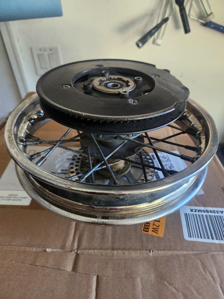 Mx650 Razor Rear Wheel Assembly