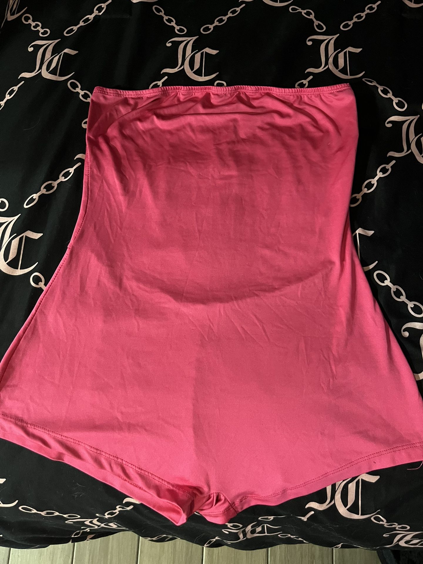 Hot Pink Short Romper Size M