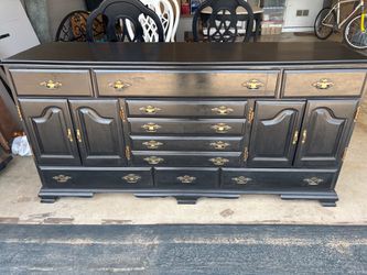 Solid Painted Dresser 68”