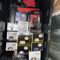 Star wars, marvel lego funko pops and action figures