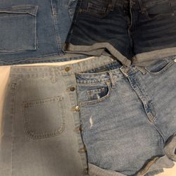 Short And skirts denim