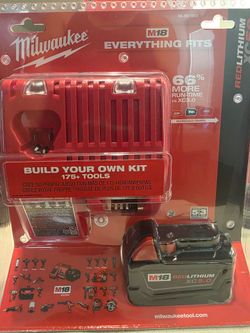 Brand new Milwaukee M18 Starter Kit with XC5.0 Battery