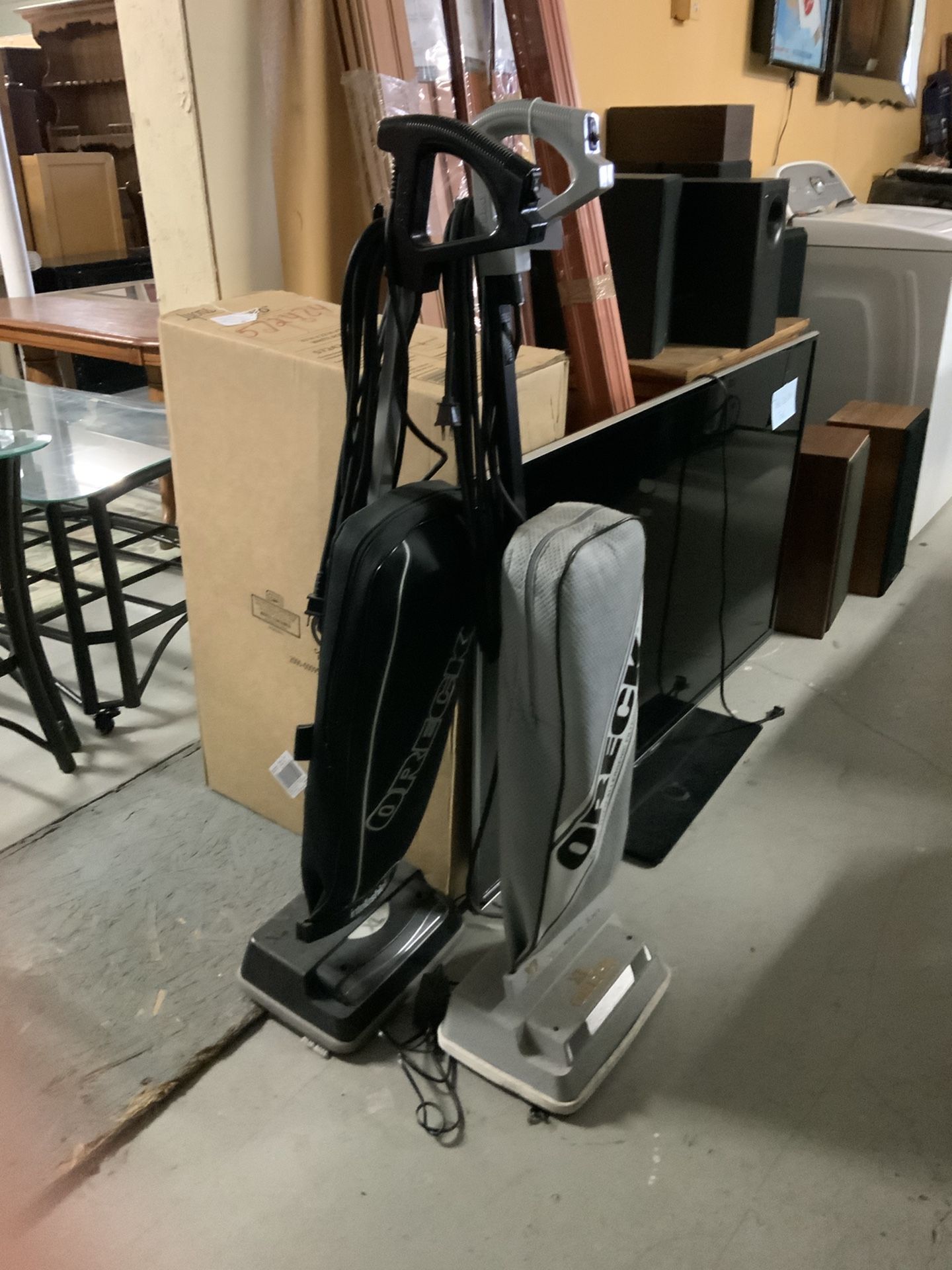 Oreck vacuums (sold separate)
