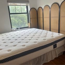 WinkBeds Luxury Firm King Mattress + Metal Bed Frame (Like New | $2000+ in value)